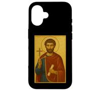 Icona cristiana ortodossa di San Giustino martire Custodia per iPhone 16