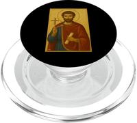 Icona cristiana ortodossa di San Giustino martire PopSockets PopGrip per MagSafe