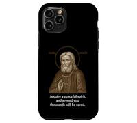 Icona cristiana ortodossa di San Serafino di Sarov Custodia per iPhone 11 Pro