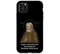 Icona cristiana ortodossa di San Serafino di Sarov Custodia per iPhone 11 Pro Max