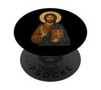 Icona cristiana ortodossa Gesù Cristo il Maestro PopSockets PopGrip Adesivo