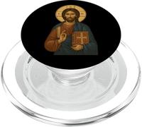 Icona cristiana ortodossa Gesù Cristo il Maestro PopSockets PopGrip per MagSafe