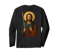 Icona Cristiana ortodossa su Gesù Cristo con la Spada Maglia a Manica