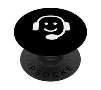 Icona Cuffia Call Center Gamer Support Design PopSockets PopGrip Adesivo