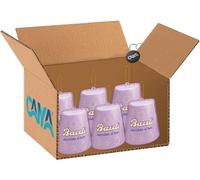 Icona del Natale con Forma di Mini Pandoro al Cioccolato al Latte con Laccio, confezione per bauli 60g [CAIYA® BOX da 6 Pezzi]