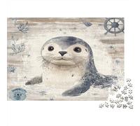 Icona del sigillo Rompicapo 1000 Pezzi In cartone Extra Spesso, Un Classico Puzzle A Pezzi Per Pace Interiore, Ideale Per Sfida Personale, Regalo Di Compleanno Originale 70x50