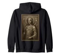 Icona dell'Arcangelo Michael - Icone dei Sacro Angeli Felpa con Cappuccio
