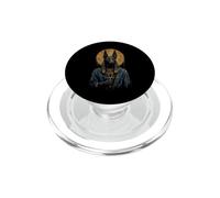 Icona dell'arte del tempio di Ankh della divinità dello sciacallo egiziano antico PopSockets PopGrip per MagSafe