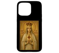 ICona Nostra Signora di Fatima - Pellegrini cattolici Custodia per iPhone 15 Pro Max