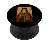 Icona ortodossa cristiana di San Nectarios di Aegina PopSockets PopGrip Adesivo