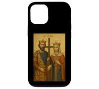 Icona ortodossa dei santi Costantino e Helen - Christian Custodia per iPhone 12/12 Pro