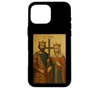 Icona ortodossa dei santi Costantino e Helen - Christian Custodia per iPhone 16 Pro Max