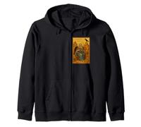 Icona ortodossa del profeta Elia Felpa con Cappuccio