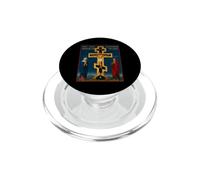 Icona ortodossa della Crocifissione della Theotokos e di San PopSockets PopGrip per MagSafe