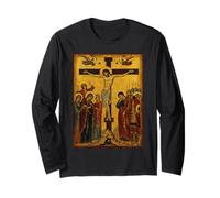 Icona ortodossa della crocifissione di Cristo Maglia a Manica