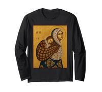 Icona ortodossa della Ninna Nanna della Theotokos Maglia a Manica
