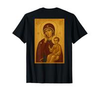 Icona ortodossa della Theotokos e del Bambino Gesù Cristo Maglietta