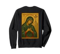 Icona ortodossa della Vergine Maria del Lamento Felpa