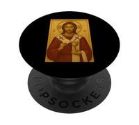 Icona ortodossa di Cristo Eucaristia PopSockets PopGrip Adesivo