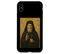 Icona ortodossa di Saint Paisios di Monte Athos - Christian Custodia per iPhone XS Max