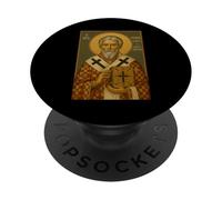 Icona ortodossa di San Dionigi l'Areopagita PopSockets PopGrip Adesivo