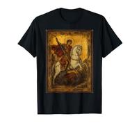 Icona ortodossa di San Giorgio e Il Drago Maglietta