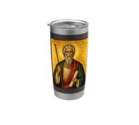 Icona ortodossa di San Giosuè il Giusto Bicchiere termico in acciaio inox doppia parete