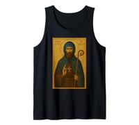 Icona ortodossa di San Kevin d'Irlanda Canotta