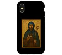 Icona ortodossa di San Kevin d'Irlanda Custodia per iPhone X/XS