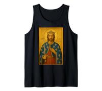 Icona ortodossa di San Luigi di Francia Canotta