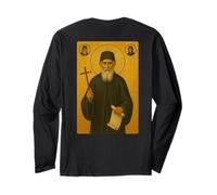 Icona ortodossa di San Paisios del Monte Athos Maglia a Manica