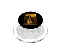 Icona ortodossa di San Serafino di Sarov con un orso PopSockets PopGrip per MagSafe
