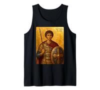 Icona ortodossa di San Teodoro Il Soldato Canotta