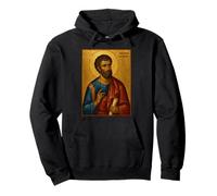 Icona ortodossa di San Tommaso Apostolo Felpa con Cappuccio