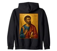Icona ortodossa di San Tommaso Apostolo Felpa con Cappuccio