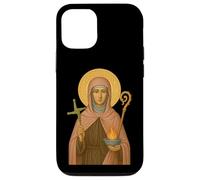 Icona ortodossa di Santa Brigida d'Irlanda - Cristiana Custodia per iPhone 12/12 Pro