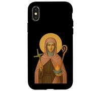 Icona ortodossa di Santa Brigida d'Irlanda - Cristiana Custodia per iPhone X/XS