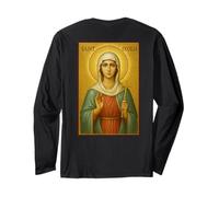 Icona ortodossa di Santa Cecilia Maglia a Manica