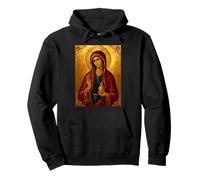 Icona ortodossa di Santa Maria Maddalena Felpa con Cappuccio