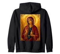 Icona ortodossa di Santa Maria Maddalena Felpa con Cappuccio