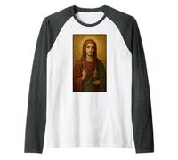 Icona ortodossa di Santa Maria Maddalena Maglia con Maniche Raglan