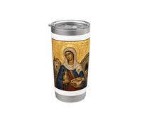 Icona ortodossa di Santa Marta Sorella di Lazzaro Bicchiere termico in acciaio inox doppia parete