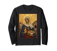 Icona ortodossa di Santa Marta Sorella di Lazzaro Maglia a Manica