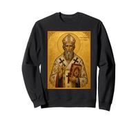 Icona ortodossa di Sant'Agostino d'Ippona Felpa