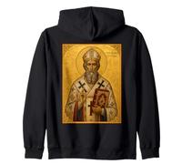 Icona ortodossa di Sant'Agostino d'Ippona Felpa con Cappuccio