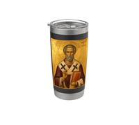 Icona ortodossa di Sant'Ignazio di Antiochia Bicchiere termico in acciaio inox doppia parete