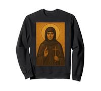 Icona ortodossa di St Maria Skobtsova di Parigi Felpa