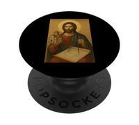 Icona ortodossa greca Gesù Cristo L'architetto divino PopSockets PopGrip Adesivo