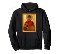 Icona ortodossa San Demetrio di Salonicco Felpa con Cappuccio