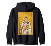 Icona ortodossa Sant'Adriano e Sua Moglie, Santa Natalia Felpa con Cappuccio